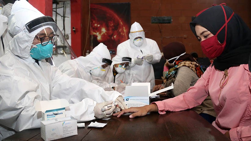 23 Orang di Dusun Lunsara Kapuas Hulu Jalani Rapid Test usai Seorang Warga Positif Covid-19