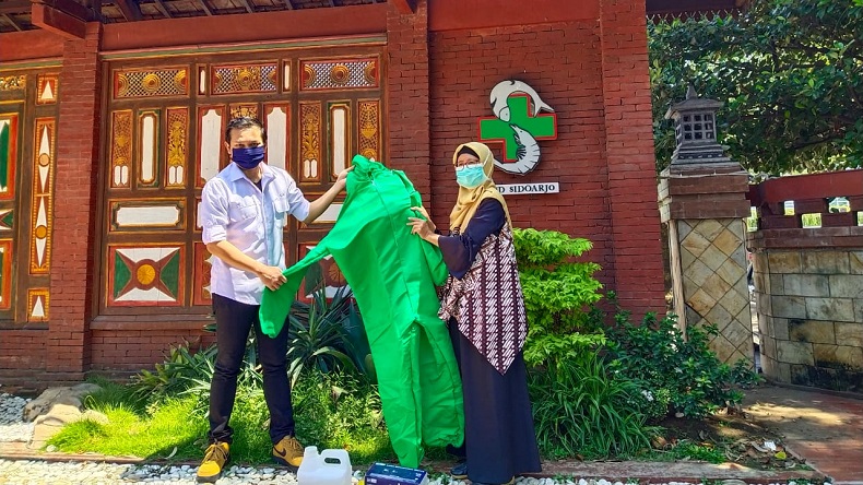 RSUD Sidoarjo Terima Bantuan Ratusan APD dari Kanwil DJP Jatim II