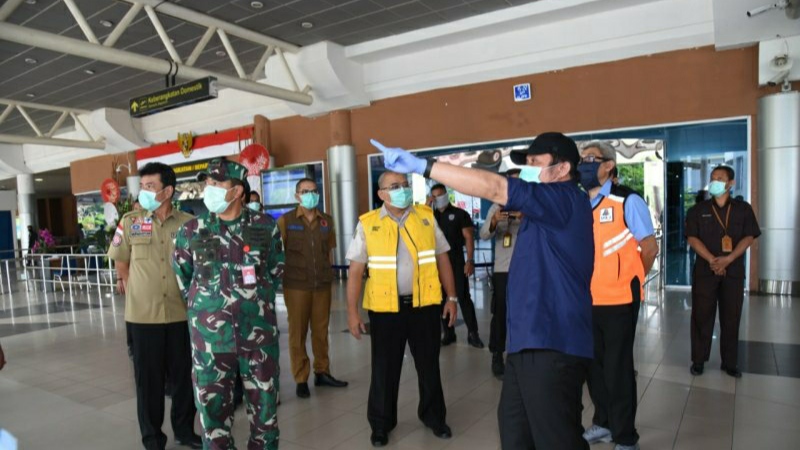 Gubernur Sumsel Minta Kedatangan Penumpang Bandara SMB II Diperketat