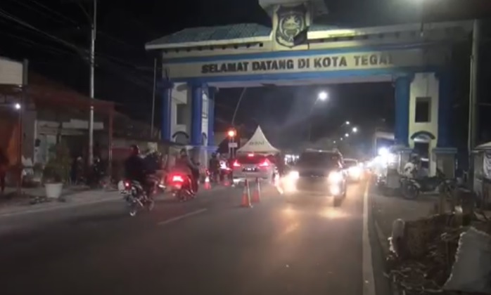 Relaksasi PSBB, 4 Jalan di Kota Tegal Dibuka untuk Akses Keluar