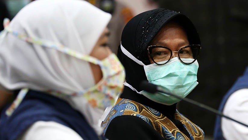 Gubernur Khofifah dan Wali Kota Tri Rismaharini Rapat Bahas Covid-19 - Bagian 1