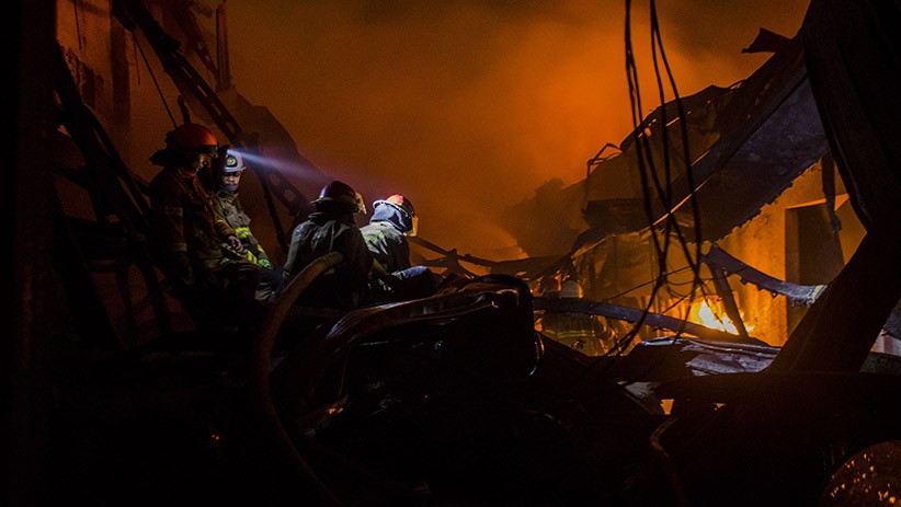 Pabrik Tekstil di Bandung Barat Ludes Terbakar - Bagian 3