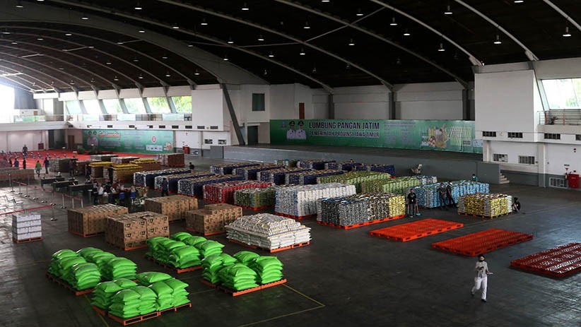 Penampakan Lumbung Pangan Pemprov Jatim, Dibuka untuk Antisipasi Dampak Corona - Bagian 2