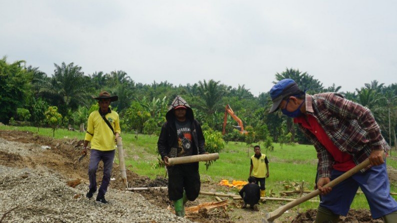 PDP Corona asal Labuhanbatu Dimakamkan di TPU Khusus Covid-19 di Simalingkar B