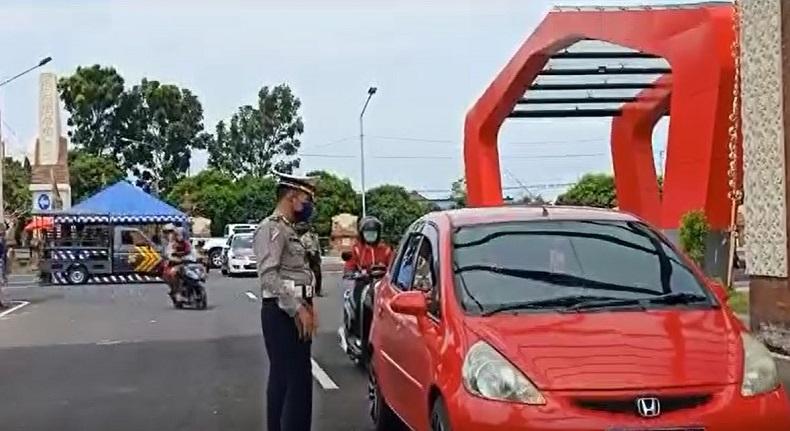 Tindak Lanjut Larangan Mudik, Polres Jembrana Dirikan 3 Pos Penyekatan