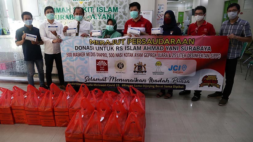 Organisasi Gabungan Pemuda Salurkan Bantuan untuk Tenaga Medis RSI Surabaya - Bagian 3