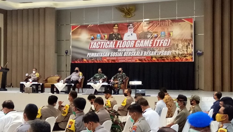 4.321 Personel Gabungan TNI-Polri Disiagakan Selama PSBB di Surabaya Raya
