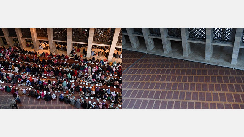 Potret Perbedaan Suasana Ramadan Tahun Lalu dan Kini di Masjid Istiqlal - Bagian 3