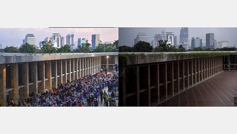 Potret Perbedaan Suasana Ramadan Tahun Lalu dan Kini di Masjid Istiqlal - Bagian 4