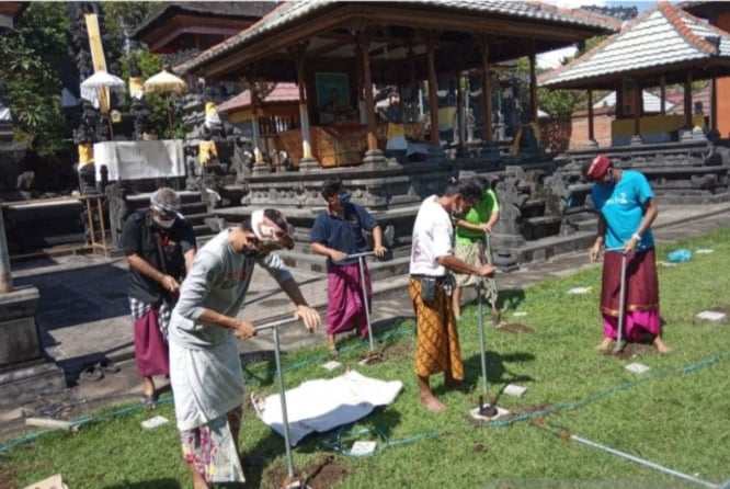 Pandemi Covid-19, Pemuda di Buleleng Bikin Sumur Biopori di Area Publik