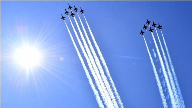 Jet Tempur Bermanuver di Langit New York, Bentuk Penghormatan pada Petugas Medis Corona