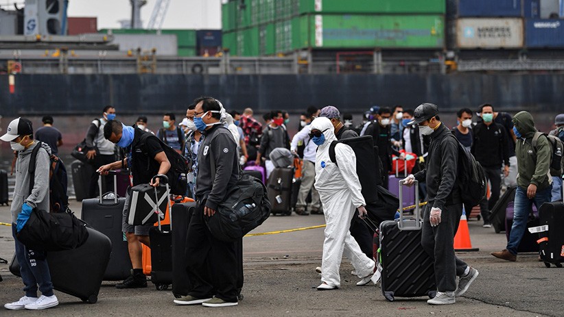 Tiba di Jakarta, 375 WNI ABK Kapal Carnival Splendor Jalani Karantina - Bagian 2