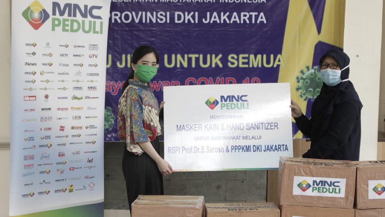 MNC Peduli Salurkan Masker Kain untuk Masyarakat melalui RSPI Sulianti Saroso
