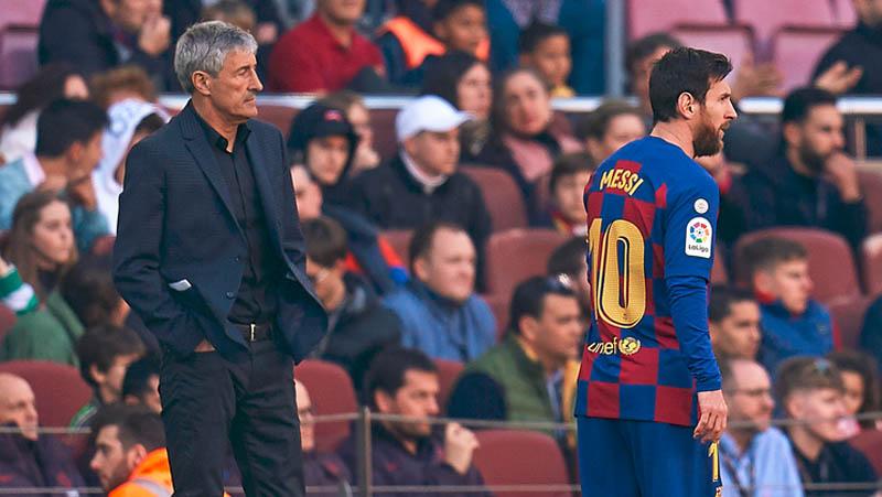 Quique Setien: Lionel Messi Tinggalkan Barcelona? Itu Tak Mungkin