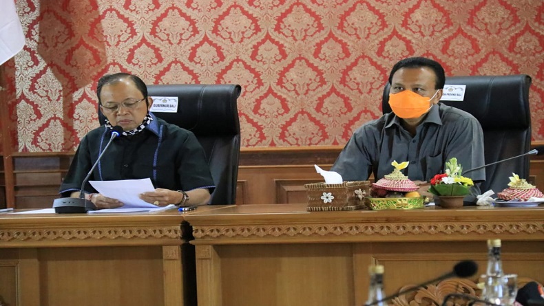 Gubernur Koster Beri Perhatian Khusus Transmisi Lokal Covid-19 di 3 Kabupaten
