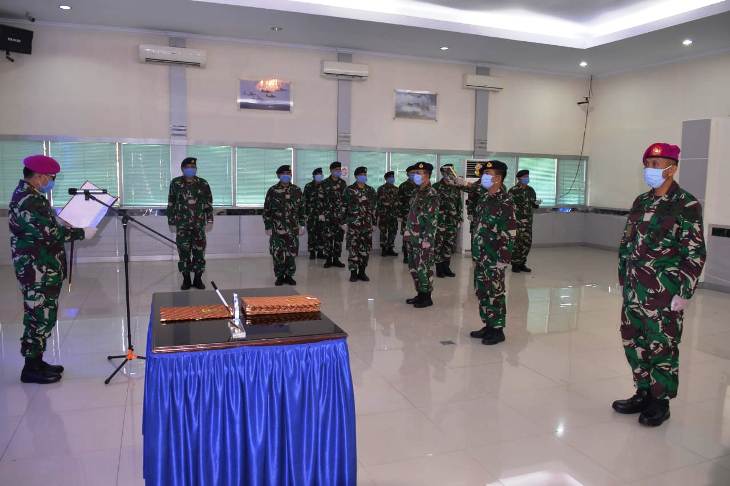  3 Pejabat Asisten Danlantamal VIII Manado Dikukuhkan