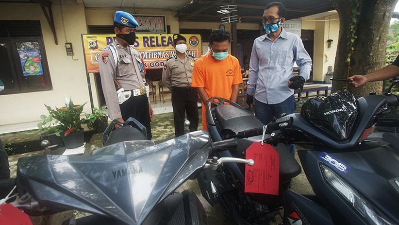 Napi Asimilasi Kembali Ditangkap, 2 Motor Hasil Kejahatan Disita - Bagian 1
