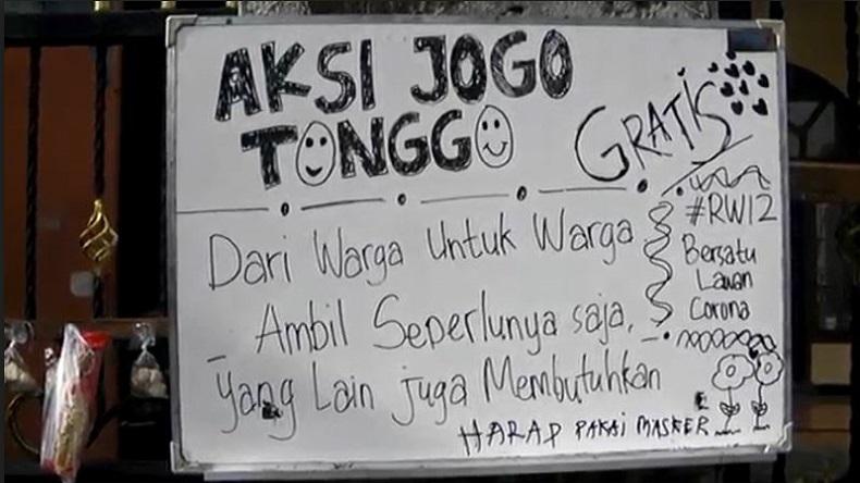 Ibu-Ibu di Surabaya Punya Cara Unik Bantu Tetangga di Masa Pandemi Covid-19