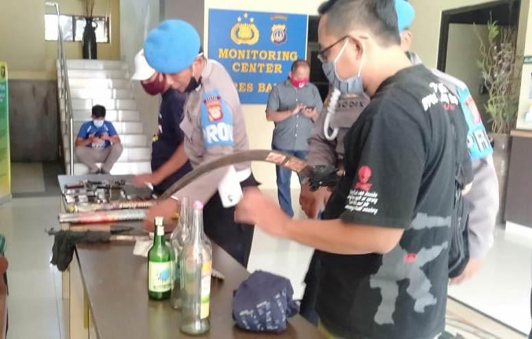 Hendak Tawuran, 16 Pelajar Bawa Celurit Diamankan Polres Bantul