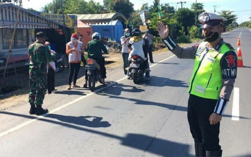 Polisi Semakin Ketat Jaga Perbatasan Kalsel dari Semua Arah