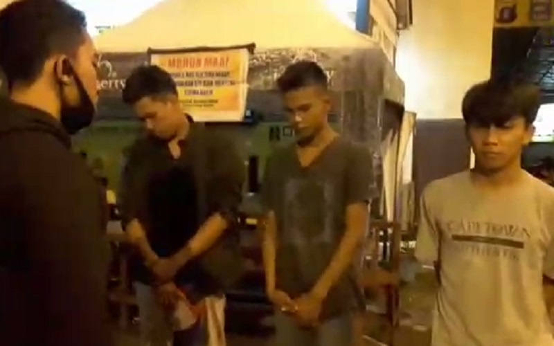 Kerap Tawuran, 9 Anggota Geng Motor Diamankan Polsek Medan Baru 