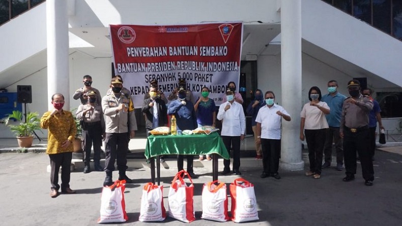 5.000 Paket Kebutuhan Pokok Disalurkan ke 50 Desa di Kota Ambon, Pengantaran Berdayakan Tukang Ojek