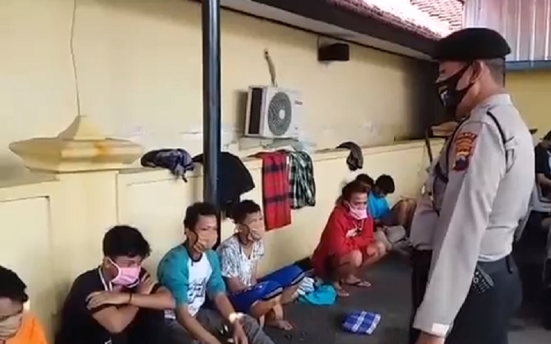 Tawuran Bersenjata Sarung, 23 Remaja di Purbalingga Diamankan Polisi