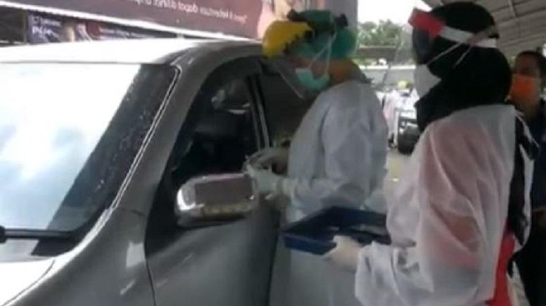 Rumah Sakit di Palembang Matangkan Pemeriksaan Rapid Test Drive Thru