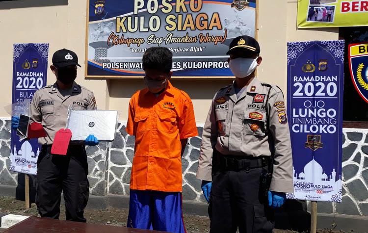 Dirumahkan karena Pandemi Covid-19, Buruh ini Sikat HP dan Laptop