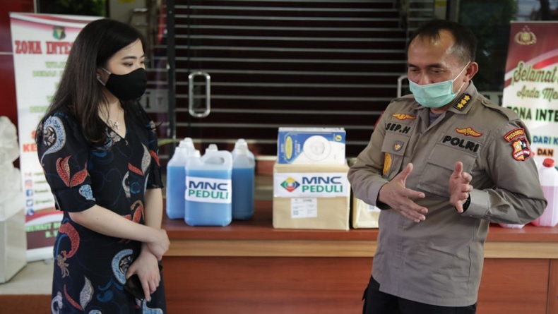 MNC Peduli Salurkan Bantuan Kemanusiaan Covid-19 kepada RS Polri Kramat Jati