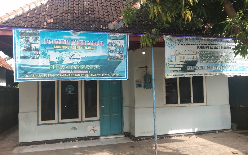 Kantor Agen ABK Kapal China yang Dilarung di Pemalang Sepi