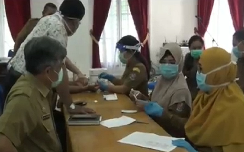 Rapid Test Massal, 5 Kadis dan 2 Camat di Deliserdang Reaktif Covid-19