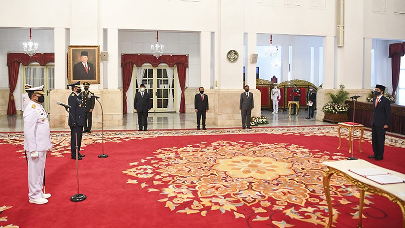 Momen Presiden Jokowi Lantik KSAL dan KSAU - Bagian 2