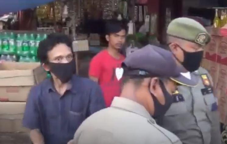 Ricuh saat Penertiban di Pasar Anyar, Pedagang dan Satpol PP Bogor Adu Mulut