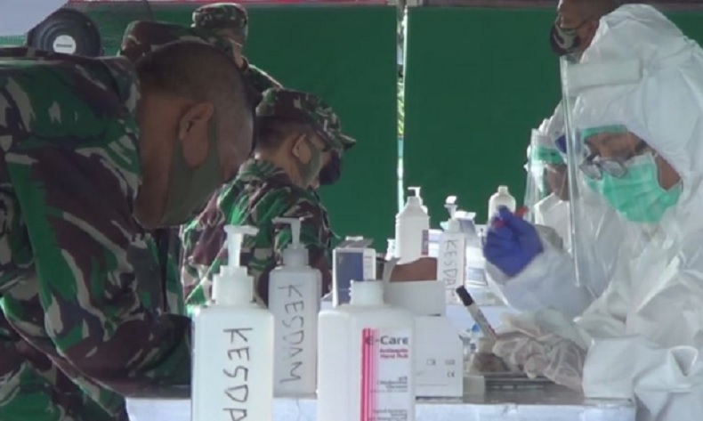 title 274 Prajurit TNI Gabungan di Bali Ikut Rapid Test, Ini Hasilnya 274 Prajurit TNI Gabungan di Bali Ikut Rapid Test, Ini Hasilnya