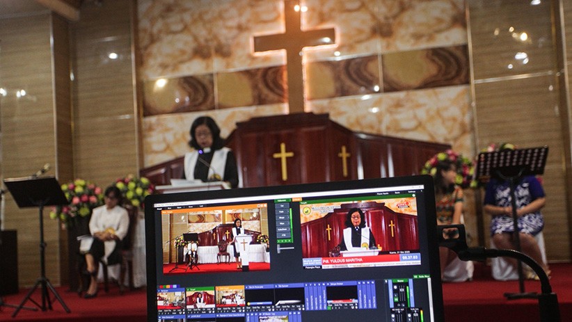 Cegah Penyebaran Covid-19, Ibadah Kenaikan Isa Almasih Digelar Online - Bagian 1