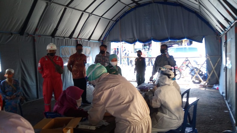 Rapid Test Digelar di Sejumlah Pusat Perbelanjaan di Blora, 21 Orang Reaktif Covid-19