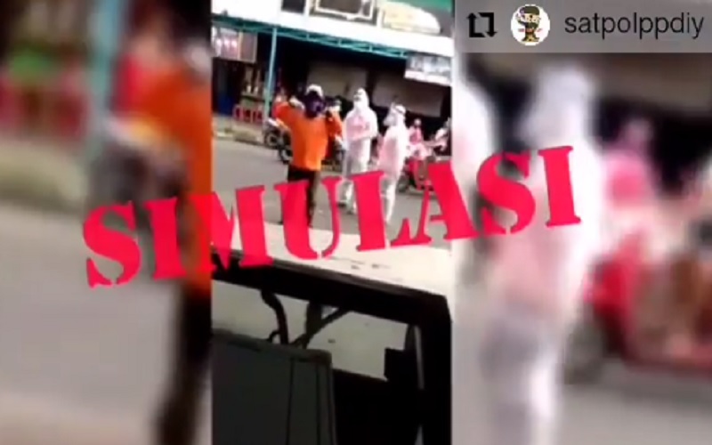 Video Viral Pasien Covid-19 di RS Kota Jogja Kabur, Satpol PP: Itu Simulasi