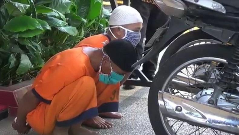 Kepergok Curi Motor, Residivis di Malang Ditelanjangi dan Babak Belur Dihajar Massa