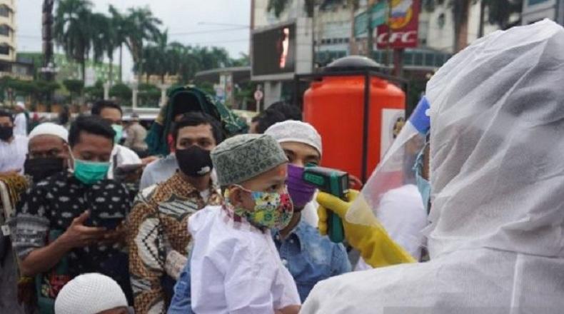 Masjid Raya Al Mashun Medan Gelar Salat Id dengan Terapkan Protokol Kesehatan