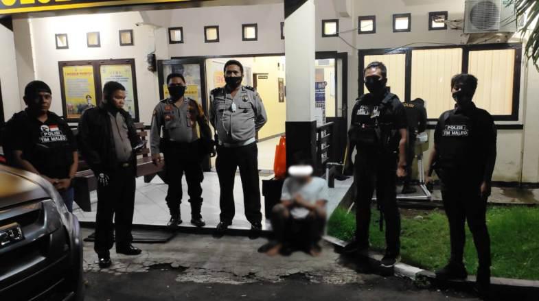 Timsus Maleo Polda Sulut Tangkap Pelaku Pengancaman dengan Senjata Tajam