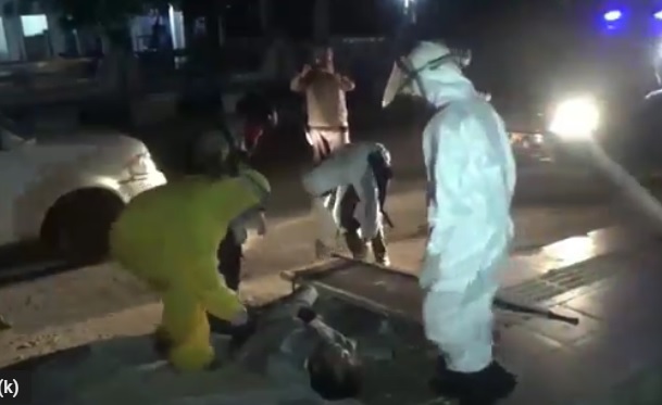 Mayat Pria Dibiarkan Tergeletak di Trotoar Kota Sampit, Warga Khawatir karena Covid-19