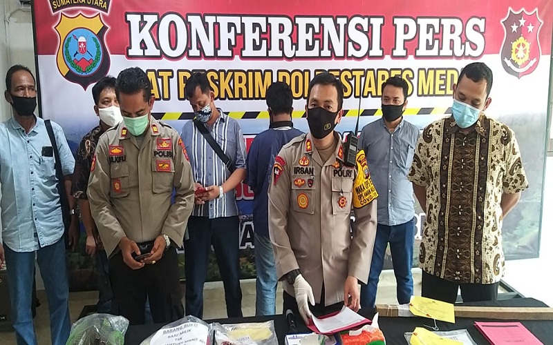 Polisi Tangkap Pembunuh Penarik Betor di Medan