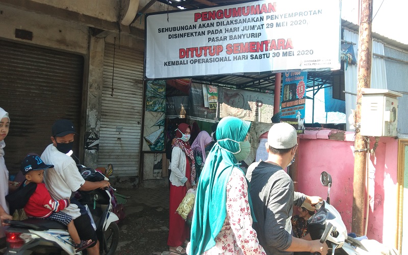 10 Pengunjung Reaktif Covid-19, Pasar Banyurip Pekalongan Ditutup Sehari