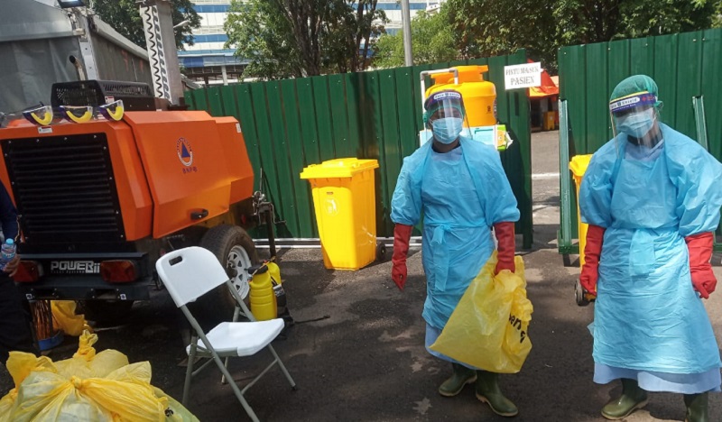 RS Lapangan Jatim Rawat 16 Kasus Positif Covid-19, Kapasitas hingga 500 Pasien