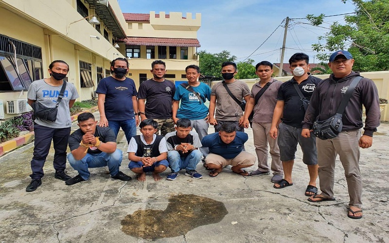 Curi Motor Anggota Brimob Polda Sumut, 4 Komplotan Curanmor Ditangkap 