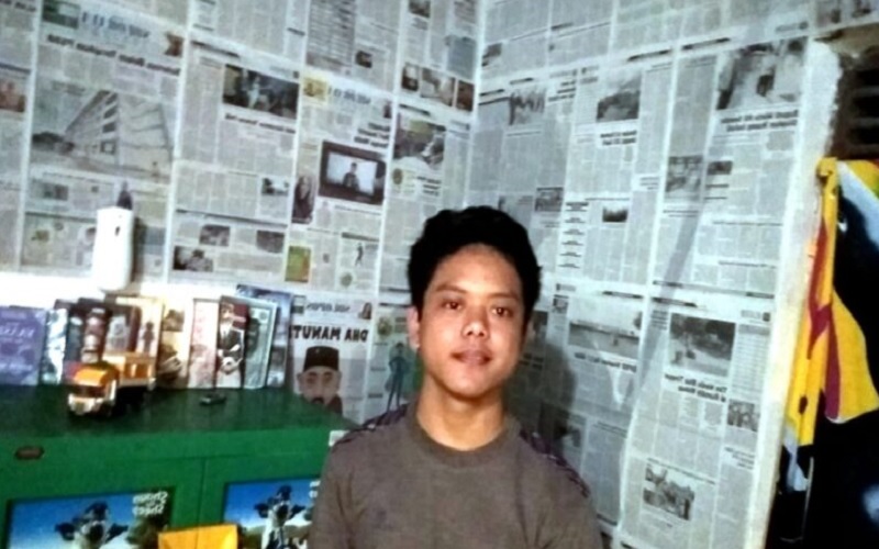 Gegara Dekor Kamar dengan Koran Bekas, Pemuda di Klaten Mendadak Viral