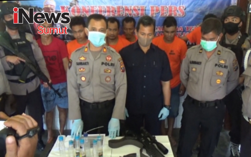 Polisi Tangkap 6 Pengguna dan 1 Pengedar Sabu, Seorang di Antaranya Oknum Polisi