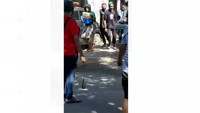 Viral, Pemuda di Makassar Bawa Kabur Coolbox Tes Swab