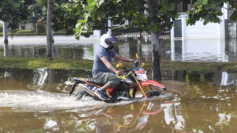 Kawasan Jakarta Utara Masih Terendam Banjir Rob - Bagian 2